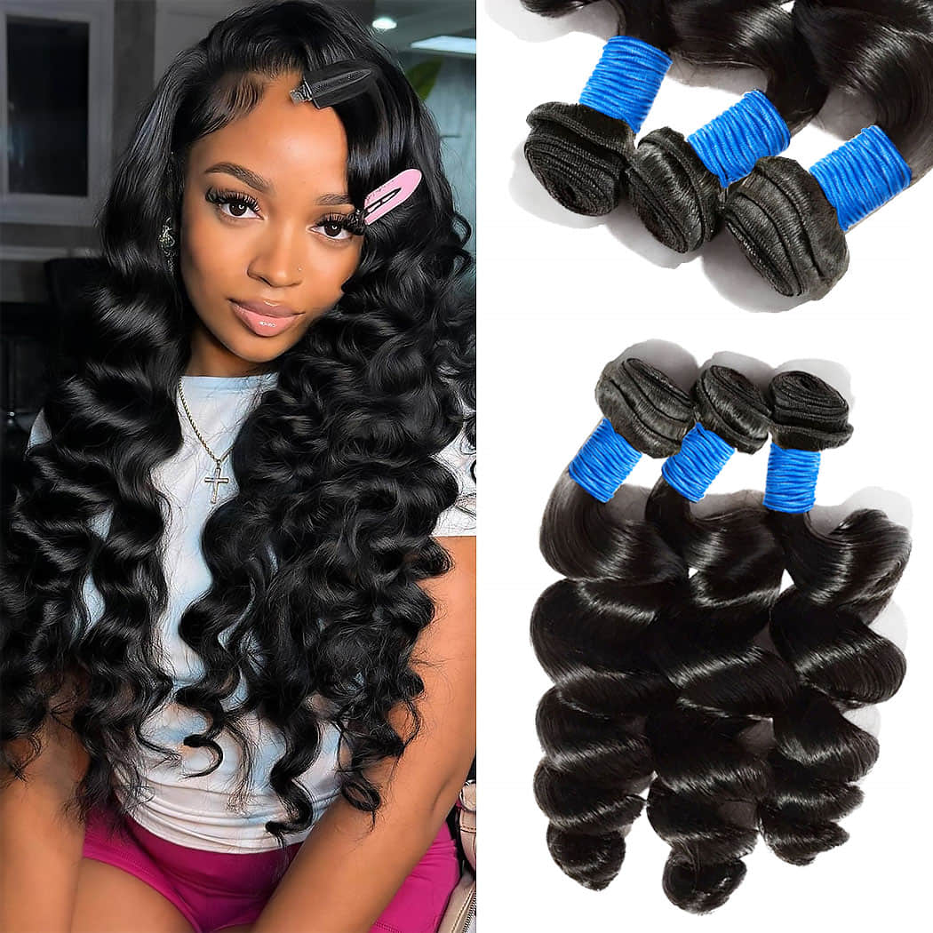 Starhair 14-30 Inch Loose Wave Brazilian Virgin Hair Bundles  display picture 2