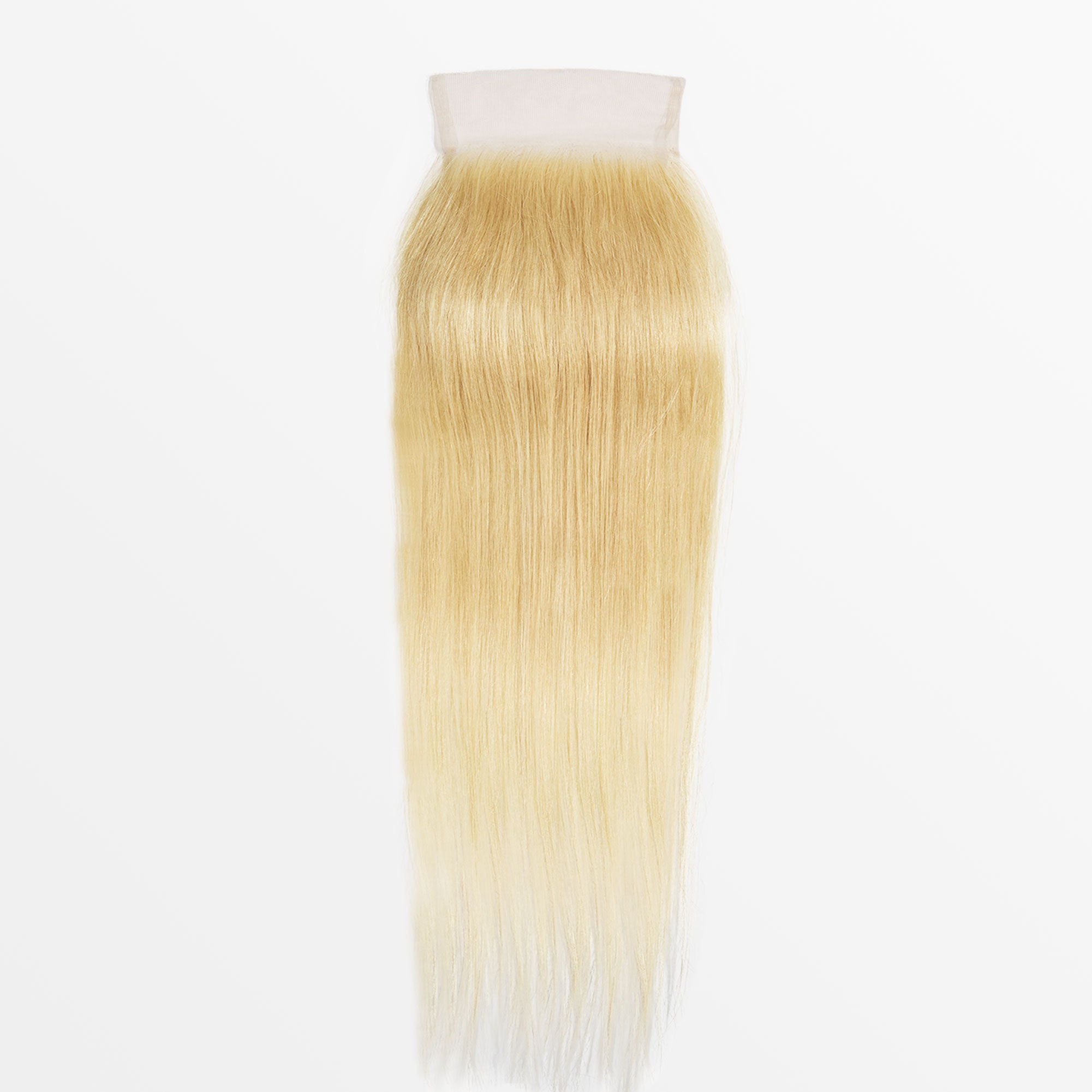 Starhair 12-20 Inch #613 Blonde 5"x5" Straight Transparent Lace Closure