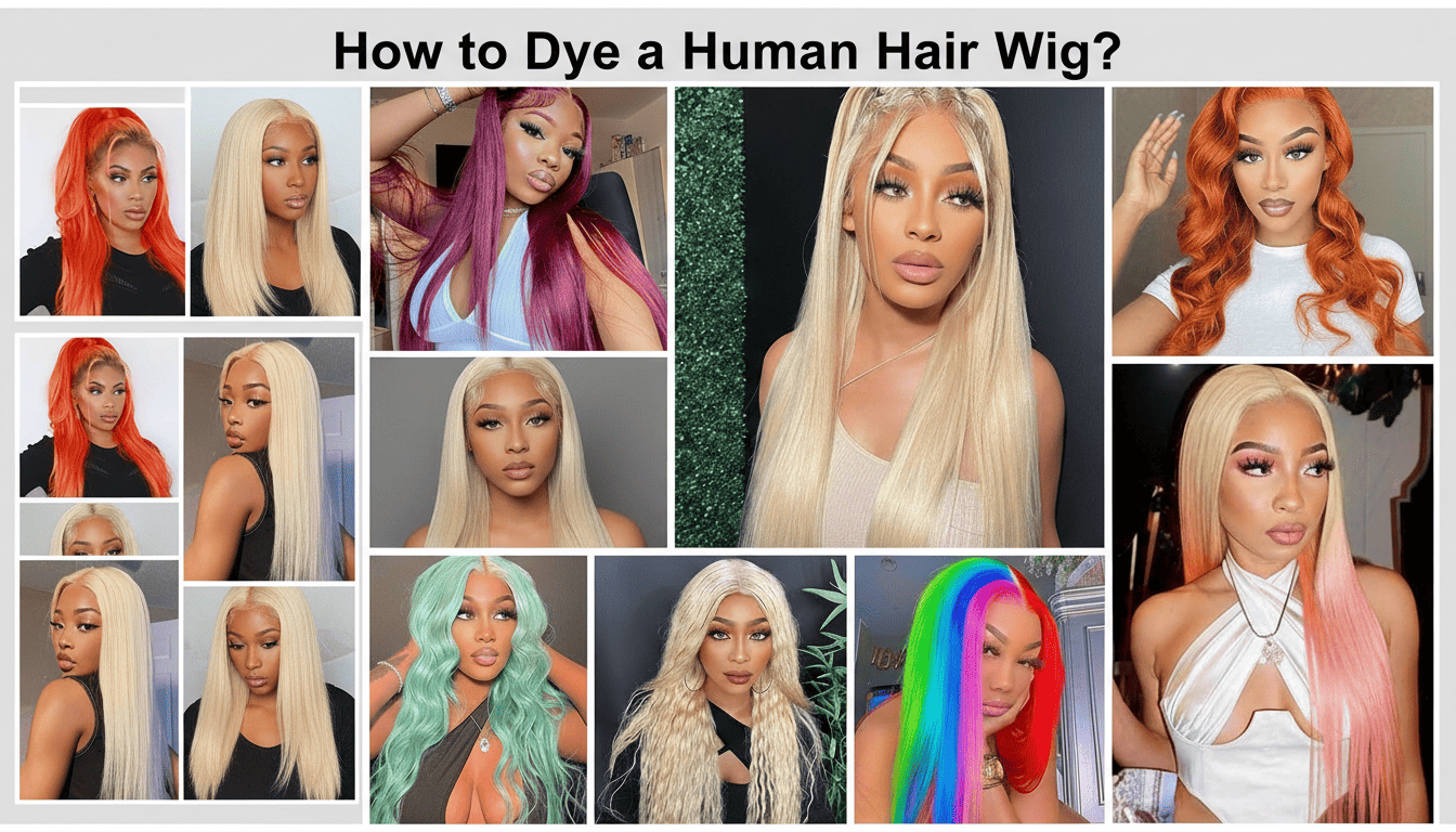 How to Dye a Human Hair Wig