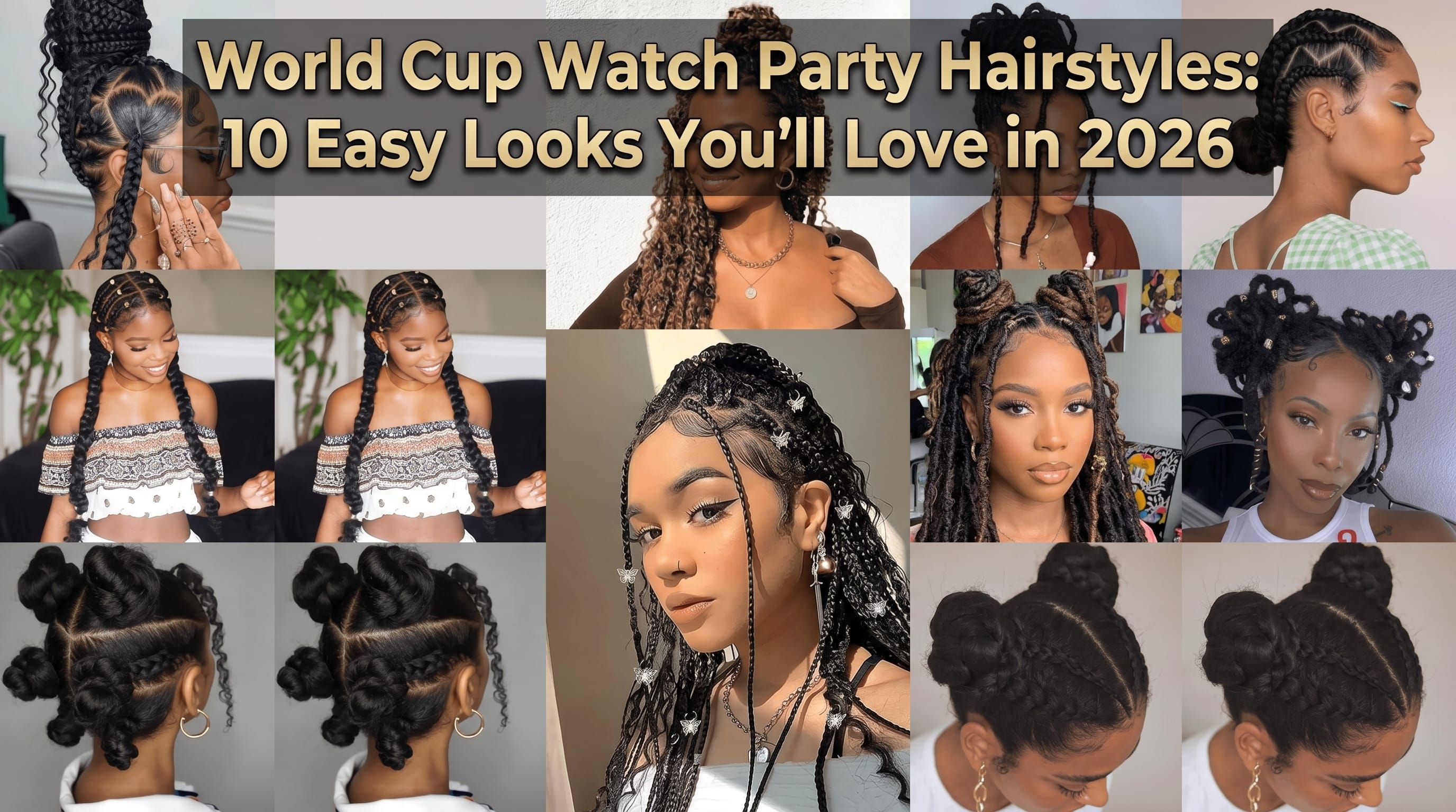 World Cup Watch Party Hairstyles