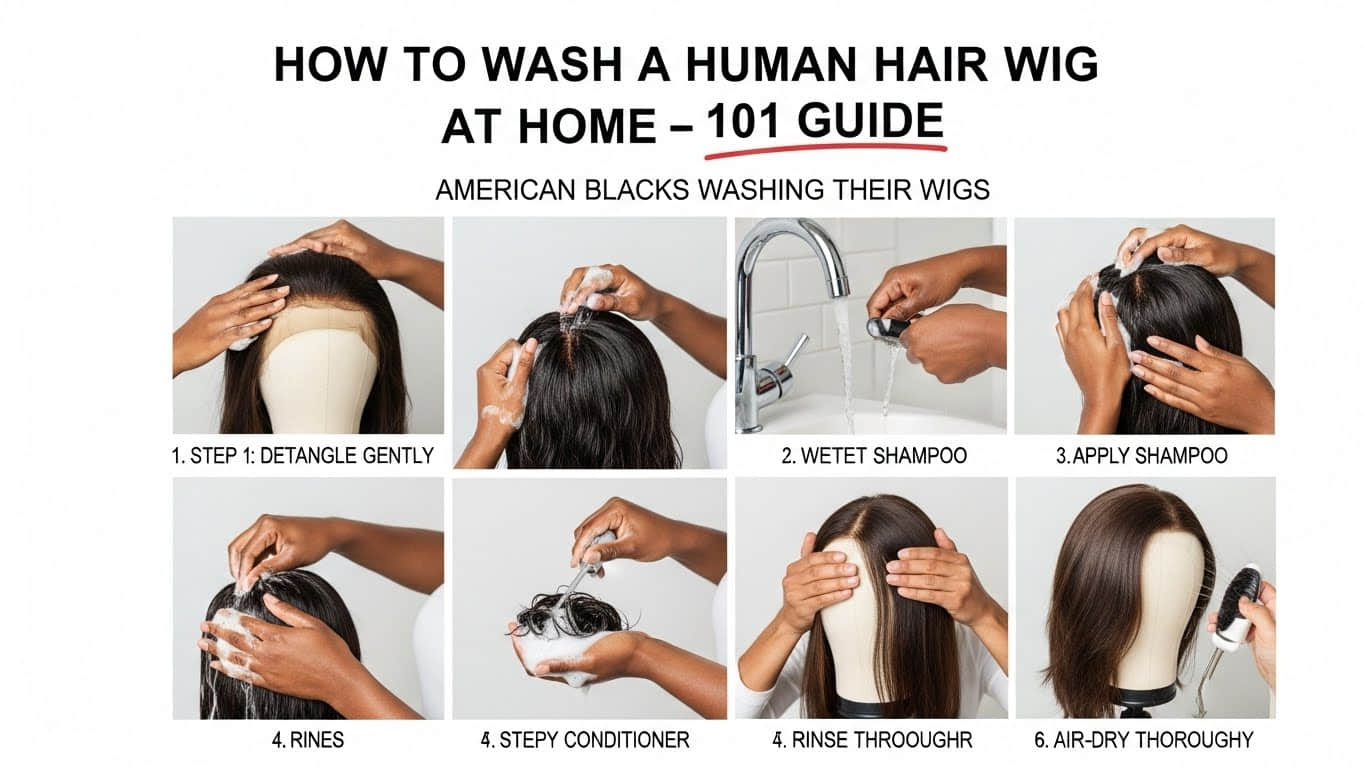 How to Wash a Human Hair Wig