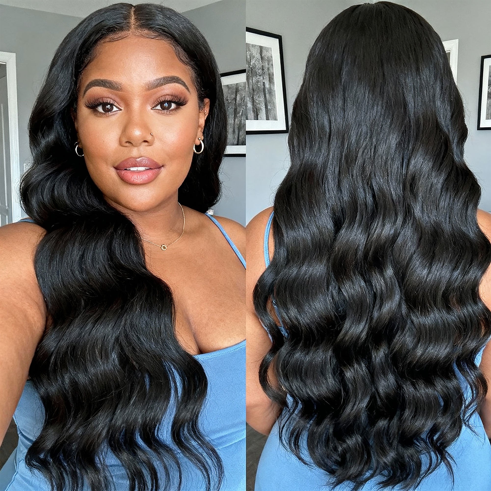 Starhair 10-30 Inch Body Wave Brazilian Virgin Hair Bundles #1B