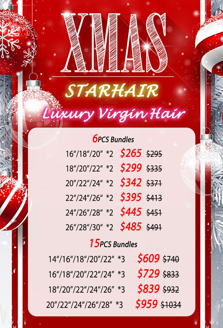 Christmas Package Deal | Luxury Virgin Hair Bundle Deal