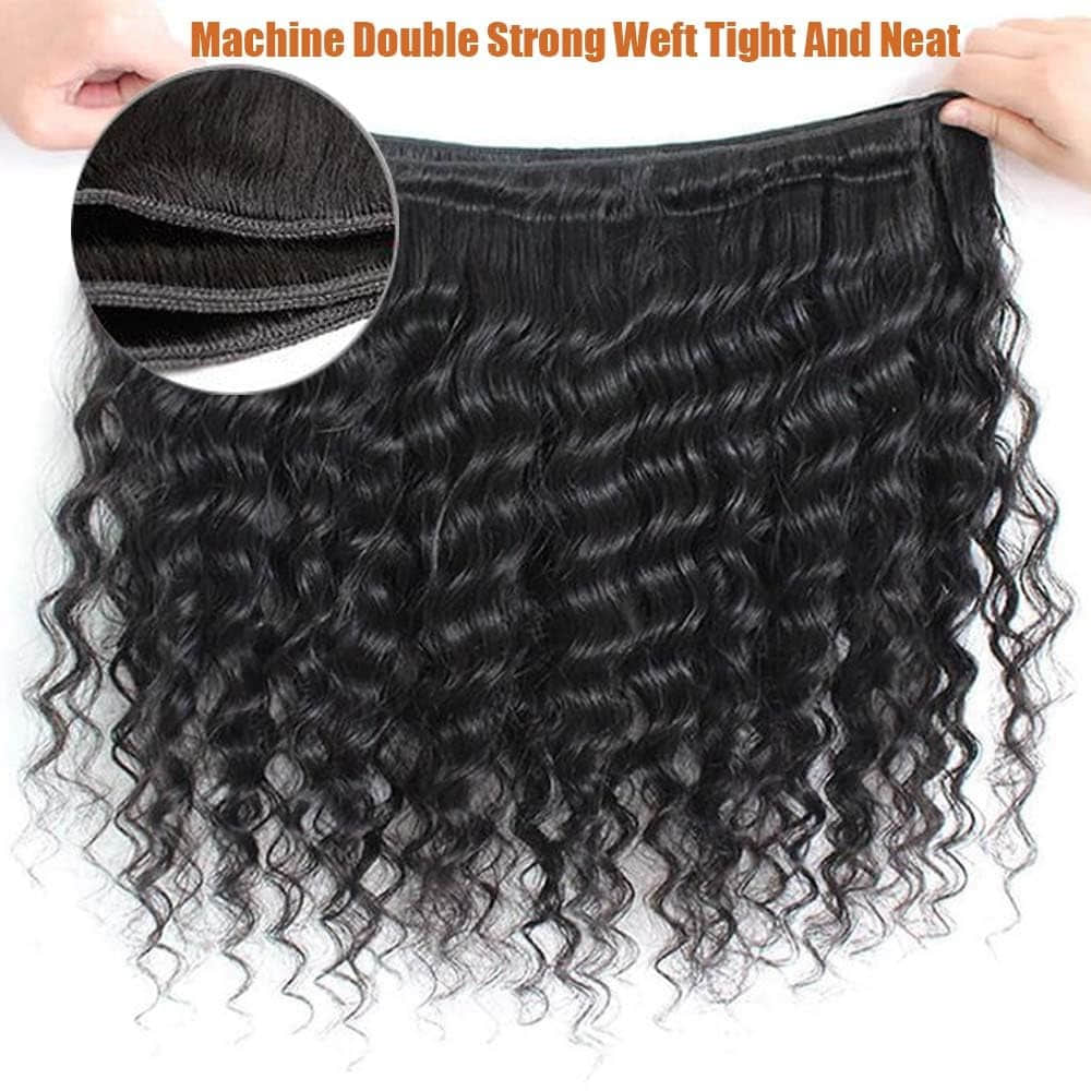 Deep Curly Brazilian Virgin Hair Bundles