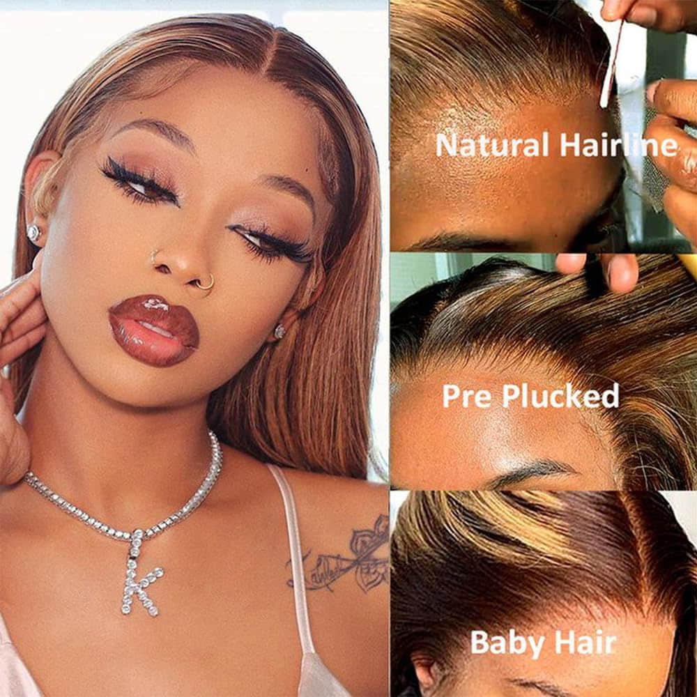  13"x4" Bob Wig Transparent Lace Closure Wig P4/27