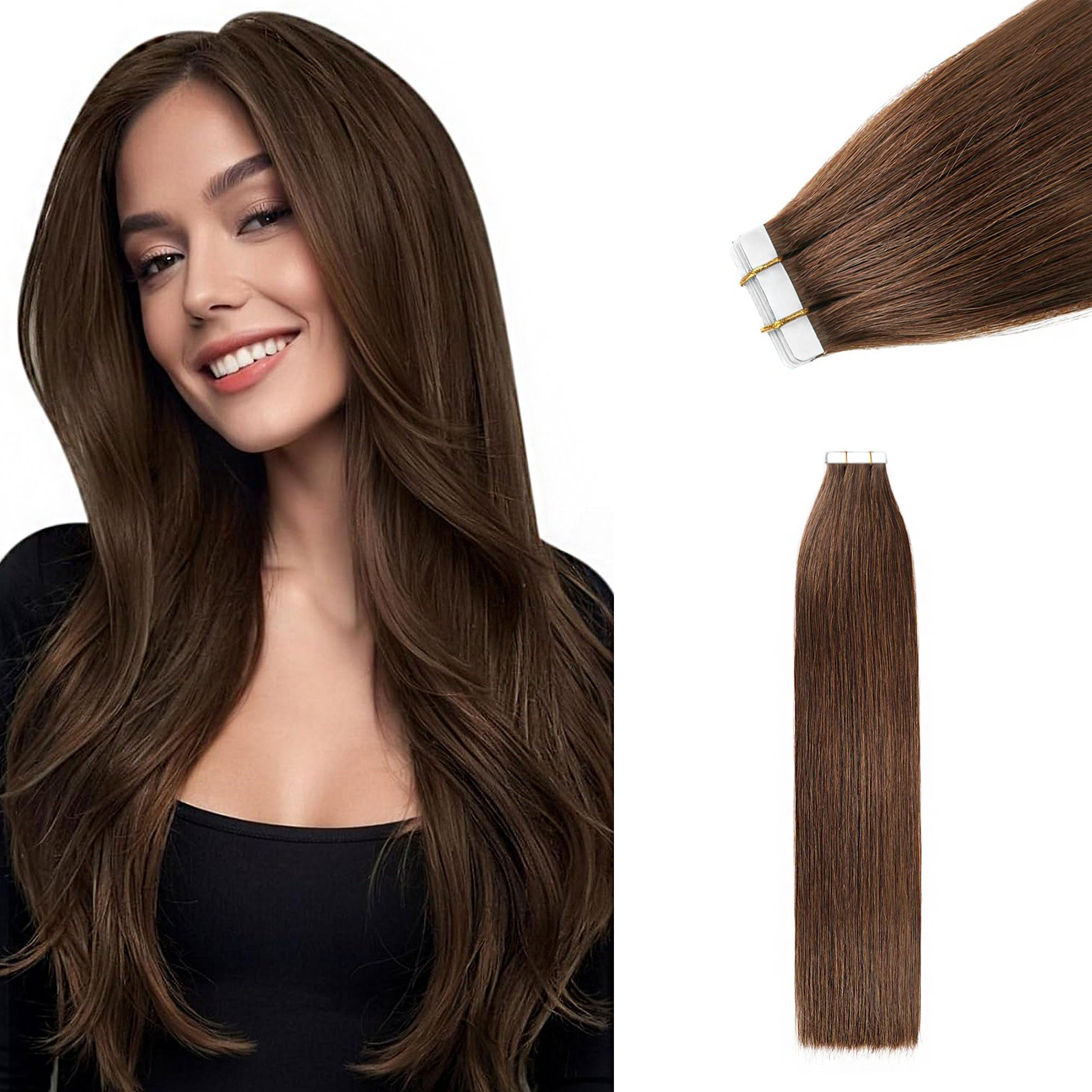 Starhair Straight 50G Tape In Extensions #4