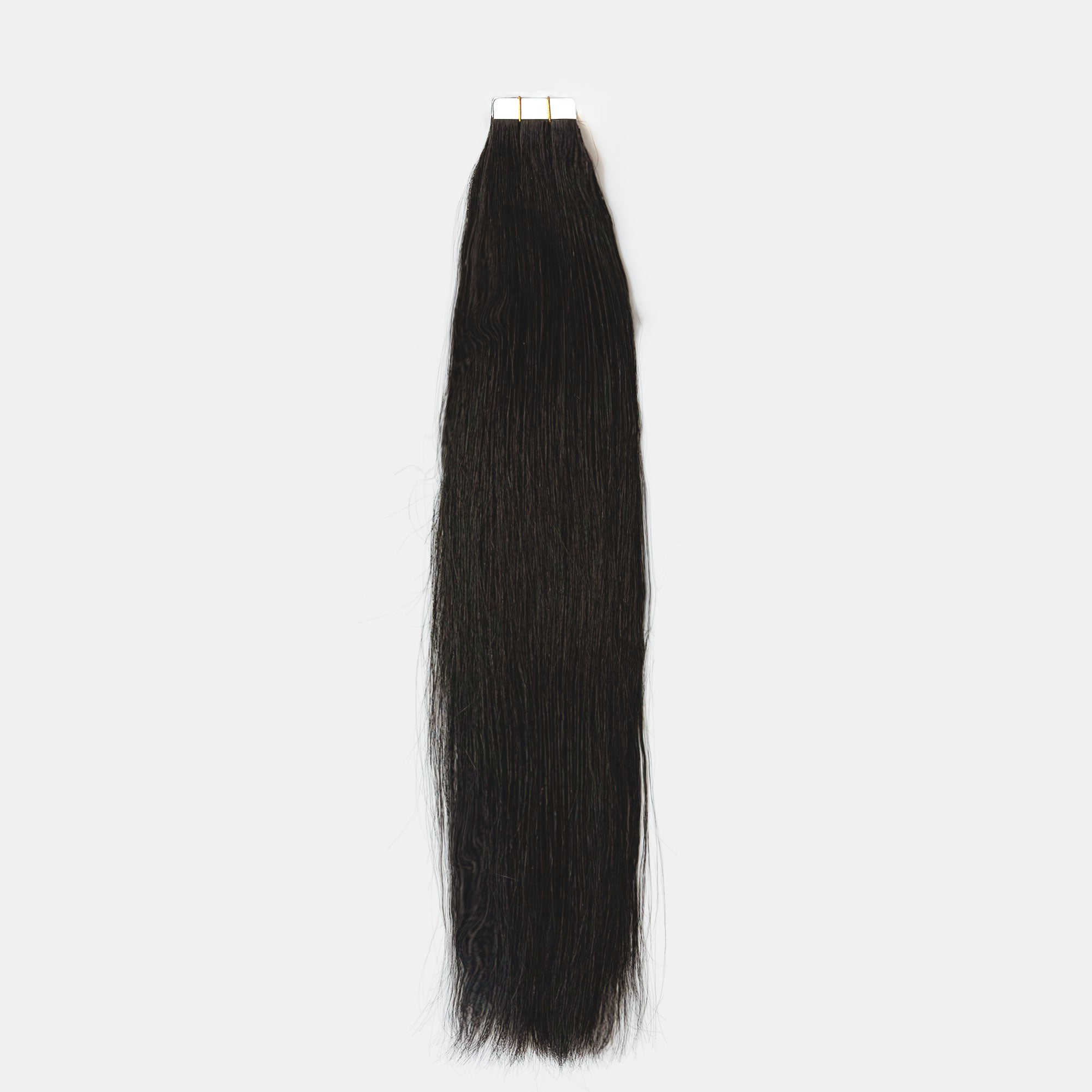 Starhair Straight 50G Tape In Extensions #1B Natural Black