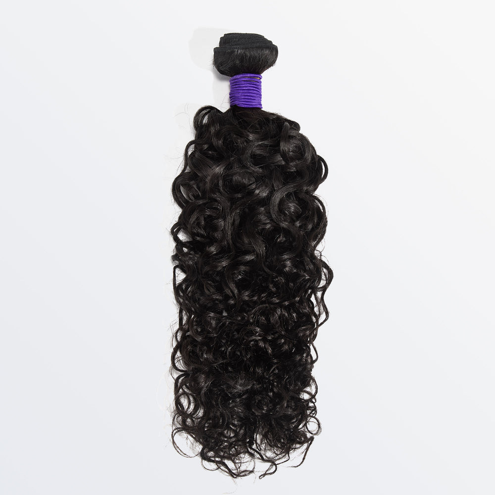 Starhair 14-30 Inch Water Wave Premium Indian Raw Hair Bundles #1B