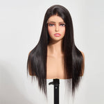 StarHair 5"x5" HD Lace Straight Frontal Wig #1B