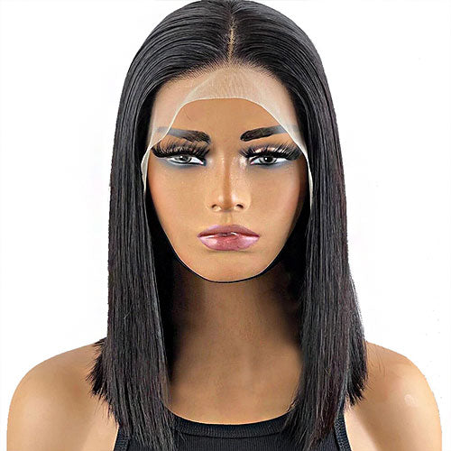 StarHair 13"x4" Bob Wig Transparent Lace Closure Wig #1B