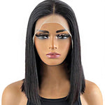 StarHair 13"x4" Bob Wig Transparent Lace Closure Wig #1B