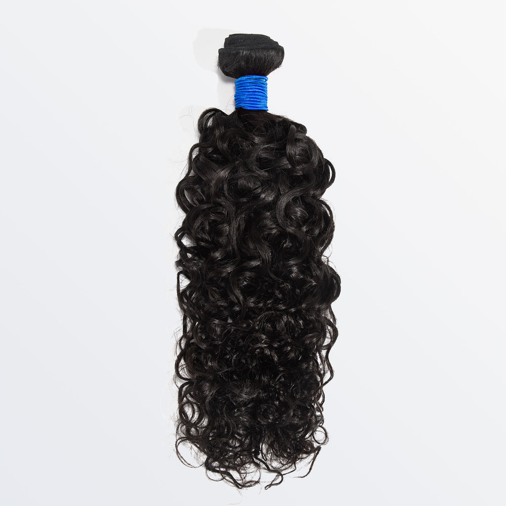 Starhair 14-30 Inch Water Wave Brazilian Virgin Hair Bundles #1B