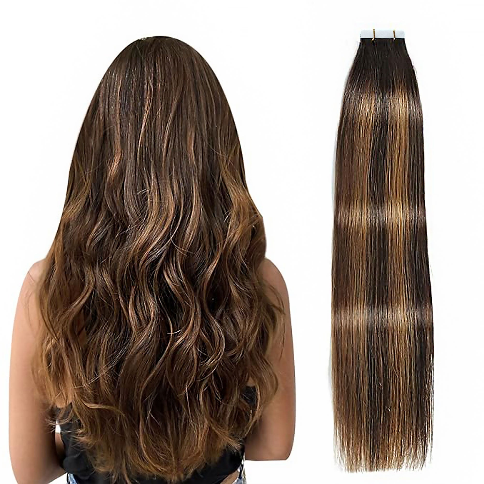 Starhair Straight 50G Tape In Extensions P2-8-T2