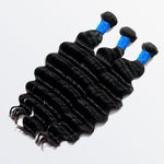 Starhair 14-30 Inch Loose Deep Brazilian Virgin Hair Bundles #1B