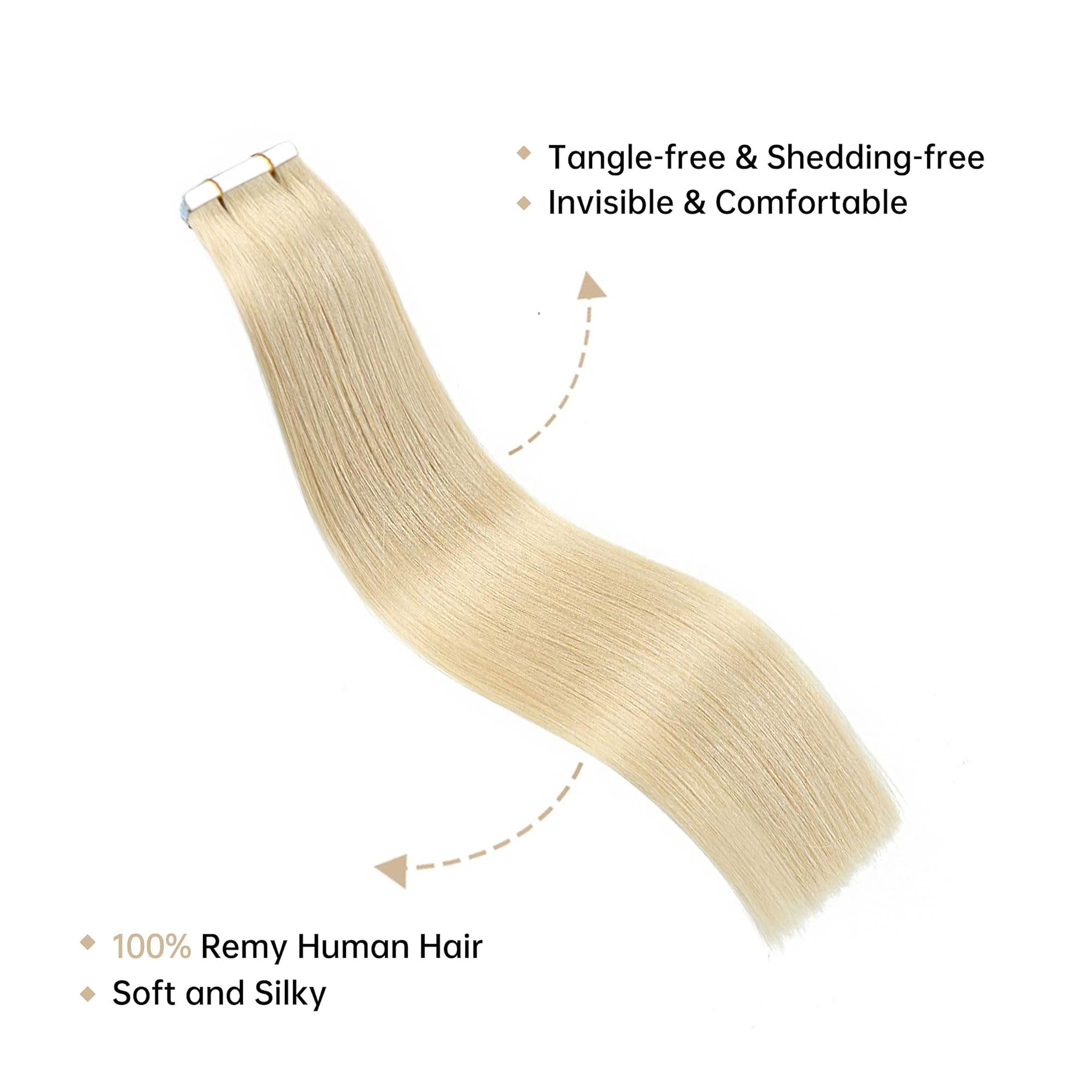 Starhair Straight 50G Tape In Extensions #613