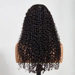 Starhair 13"x4" HD Lace Water Wave Frontal Wig #1B