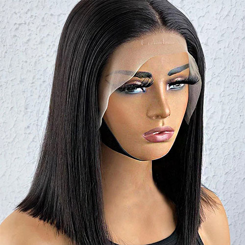 StarHair 13"x4" Bob Wig Transparent Lace Closure Wig #1B