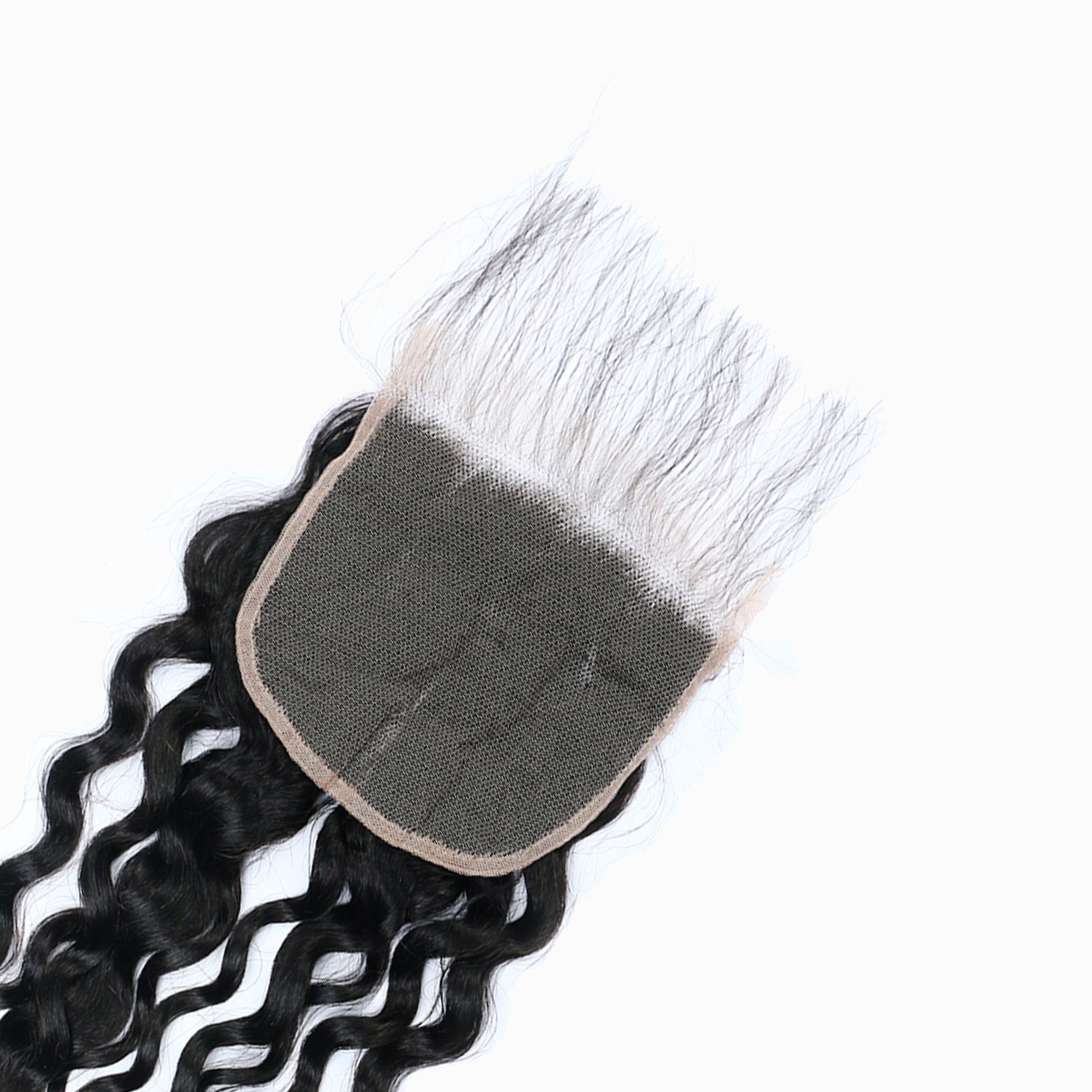 Starhair 12-20 Inch 5"x5" Transparent Lace Closure Water Wave #1B