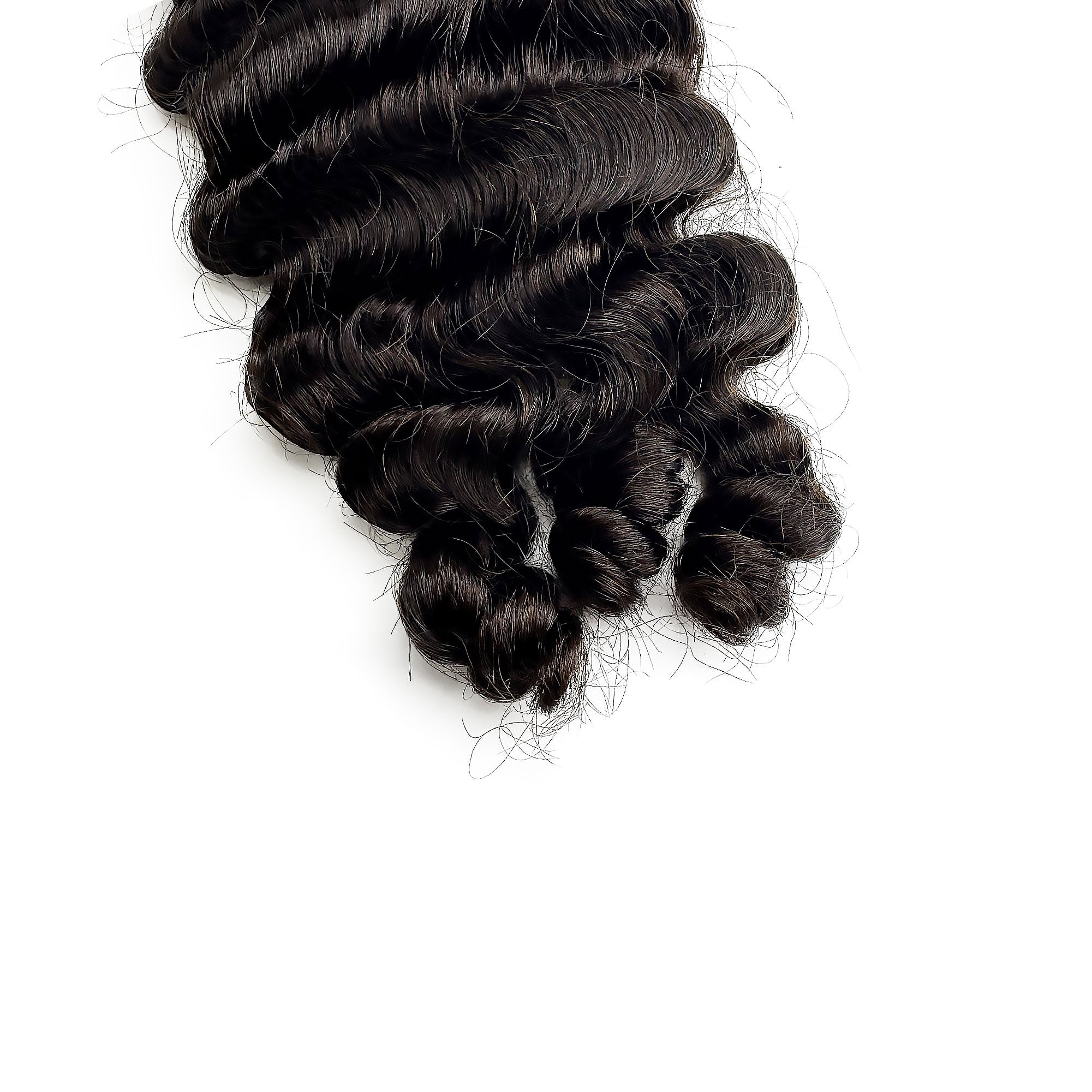 Starhair 14-26 Inches Burmese Curly 12A Raw Vietnam Hair Bundles #1B Natural Color
