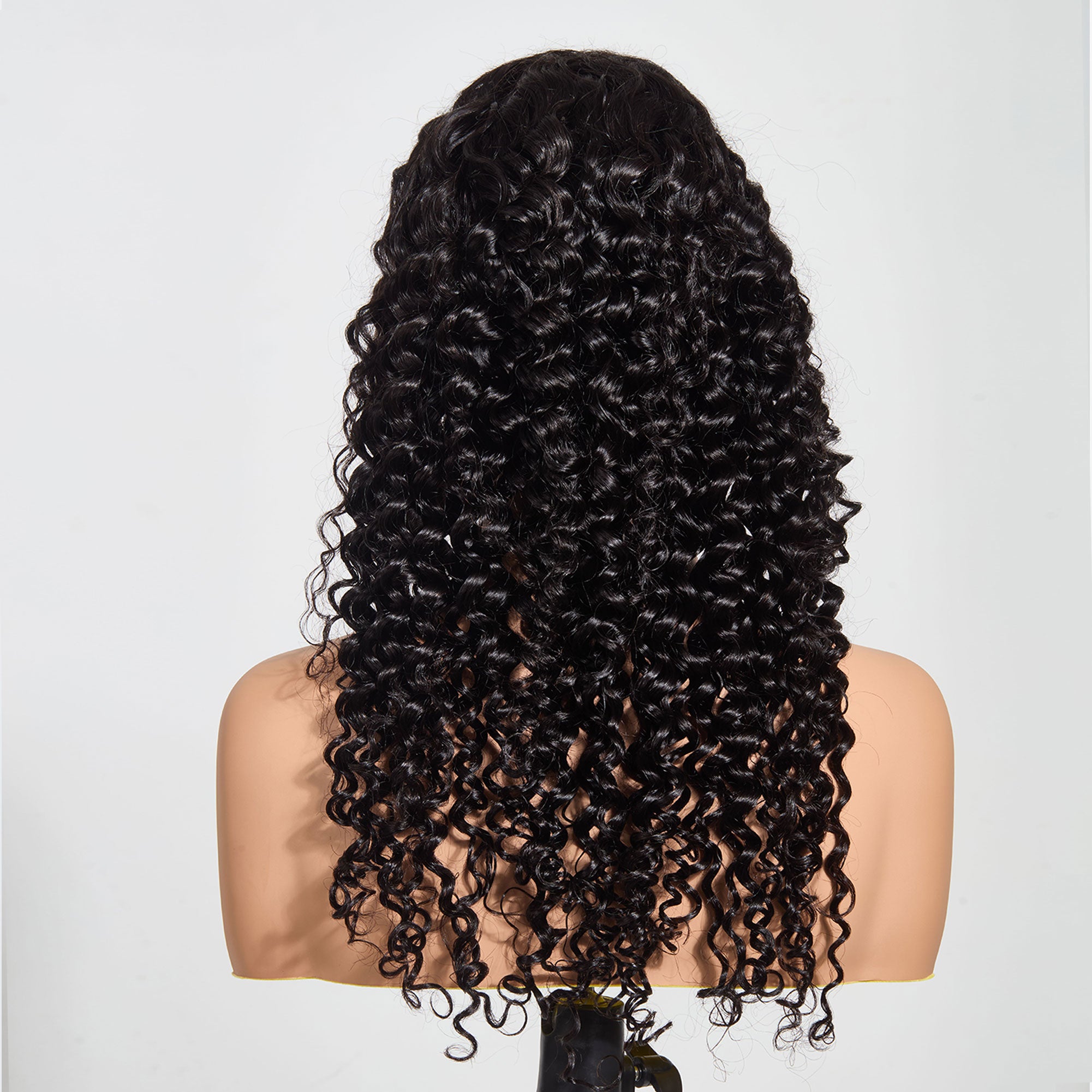 StarHair 5"x5" HD Lace Deep Wave Closure Wig #1B