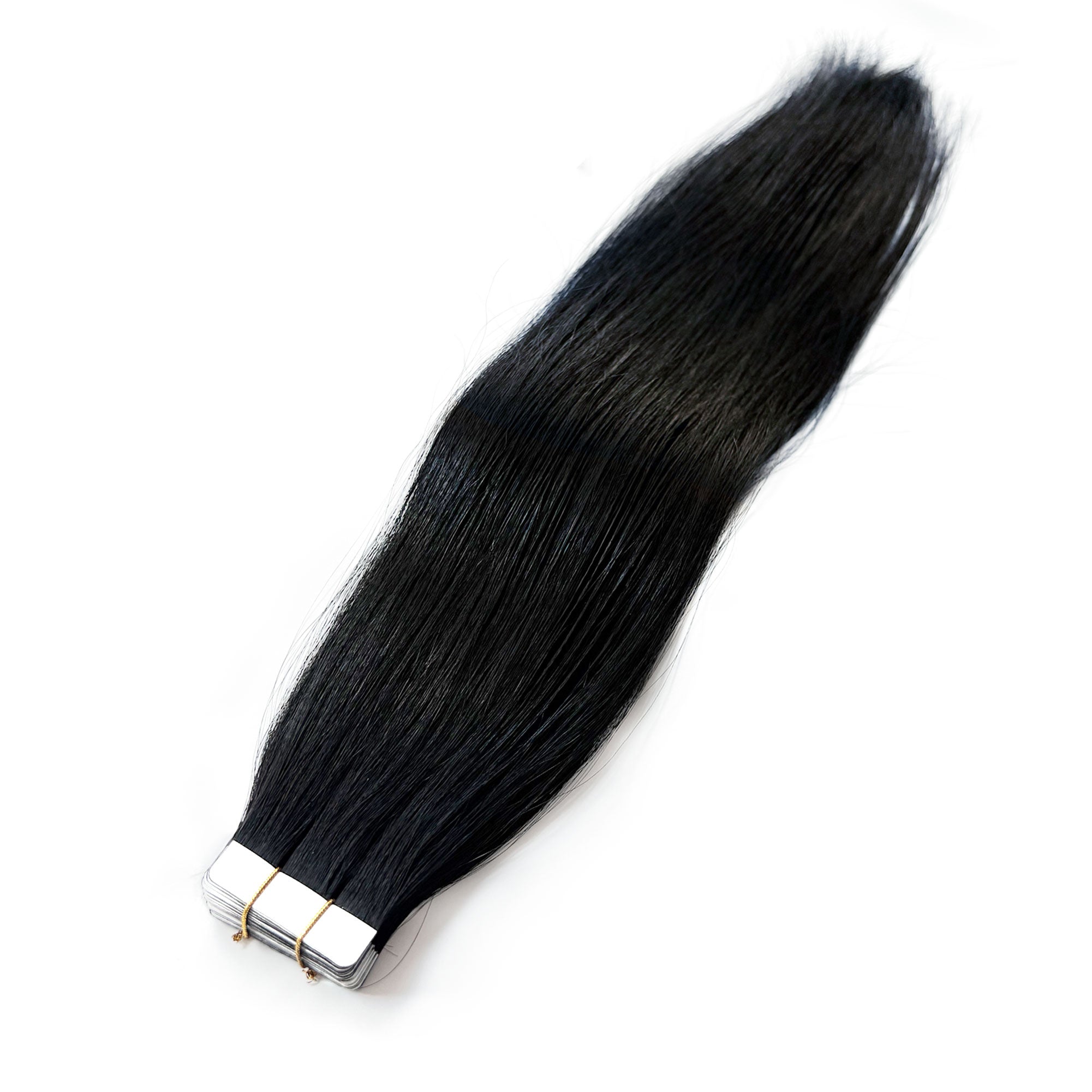 Starhair Straight 50G Tape In Extensions #1 Jet Black
