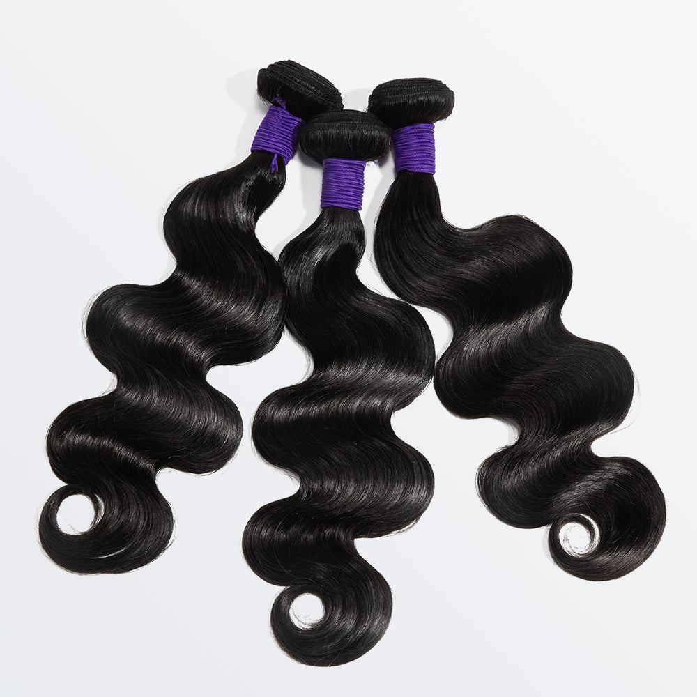 Starhair 10-30 Inch Body Wave Premium Raw Indian Hair Bundles #1B