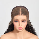 StarHair 13"x4" Water Wave Transparent Lace Frontal Wig #1B