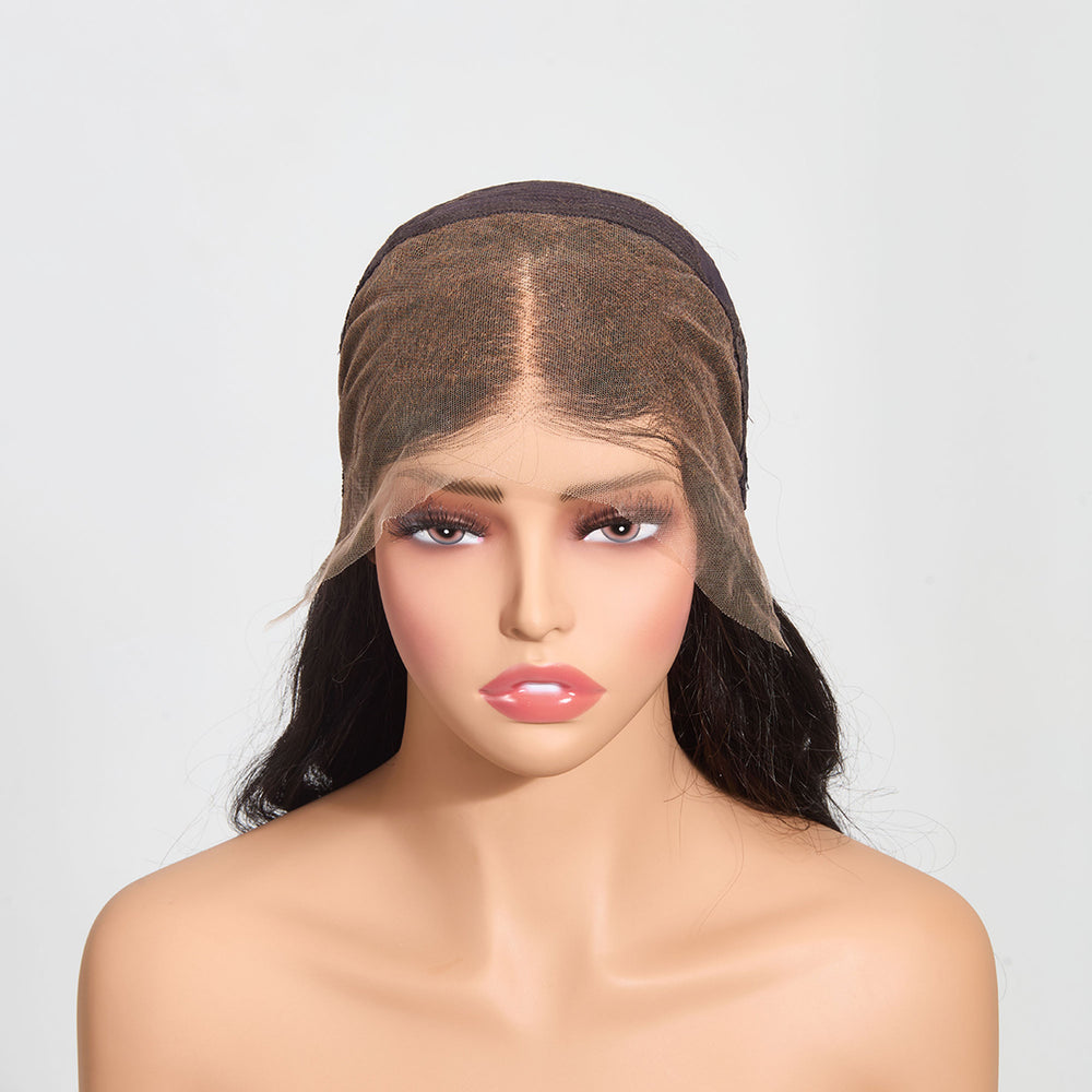 StarHair 13"x4" Body Wave Transparent Lace Frontal Wig #1B