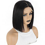 StarHair 5"x5" Bob Wig Transparent Lace Closure Wig #1B