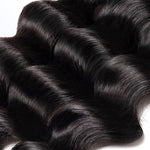 Starhair 14-30 Inch Loose Deep Brazilian Virgin Hair Bundles #1B