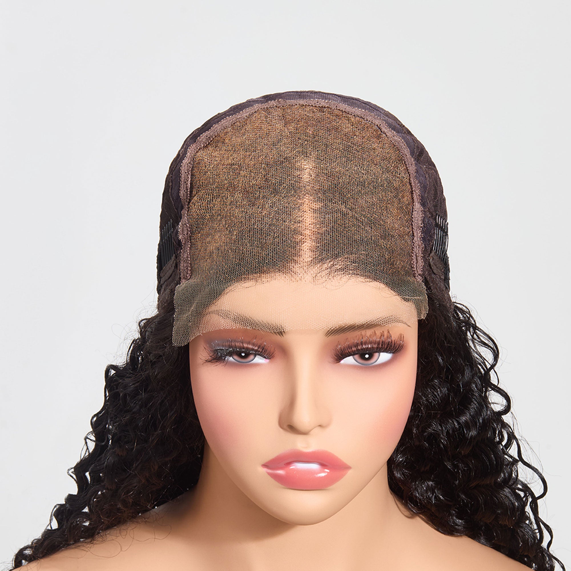StarHair 5"x5" HD Lace Deep Wave Closure Wig #1B