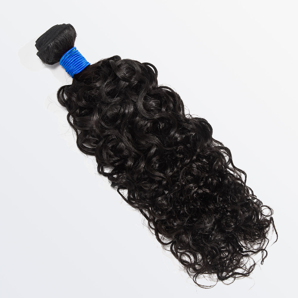 Starhair 14-30 Inch Water Wave Brazilian Virgin Hair Bundles #1B