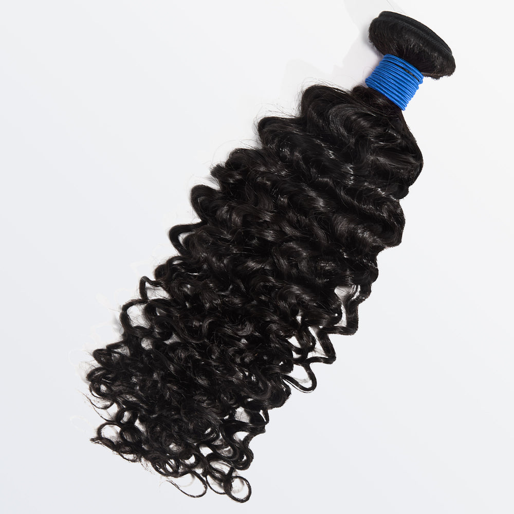 Starhair 10-30 Inch Deep Wave Brazilian Virgin Hair Bundles #1B