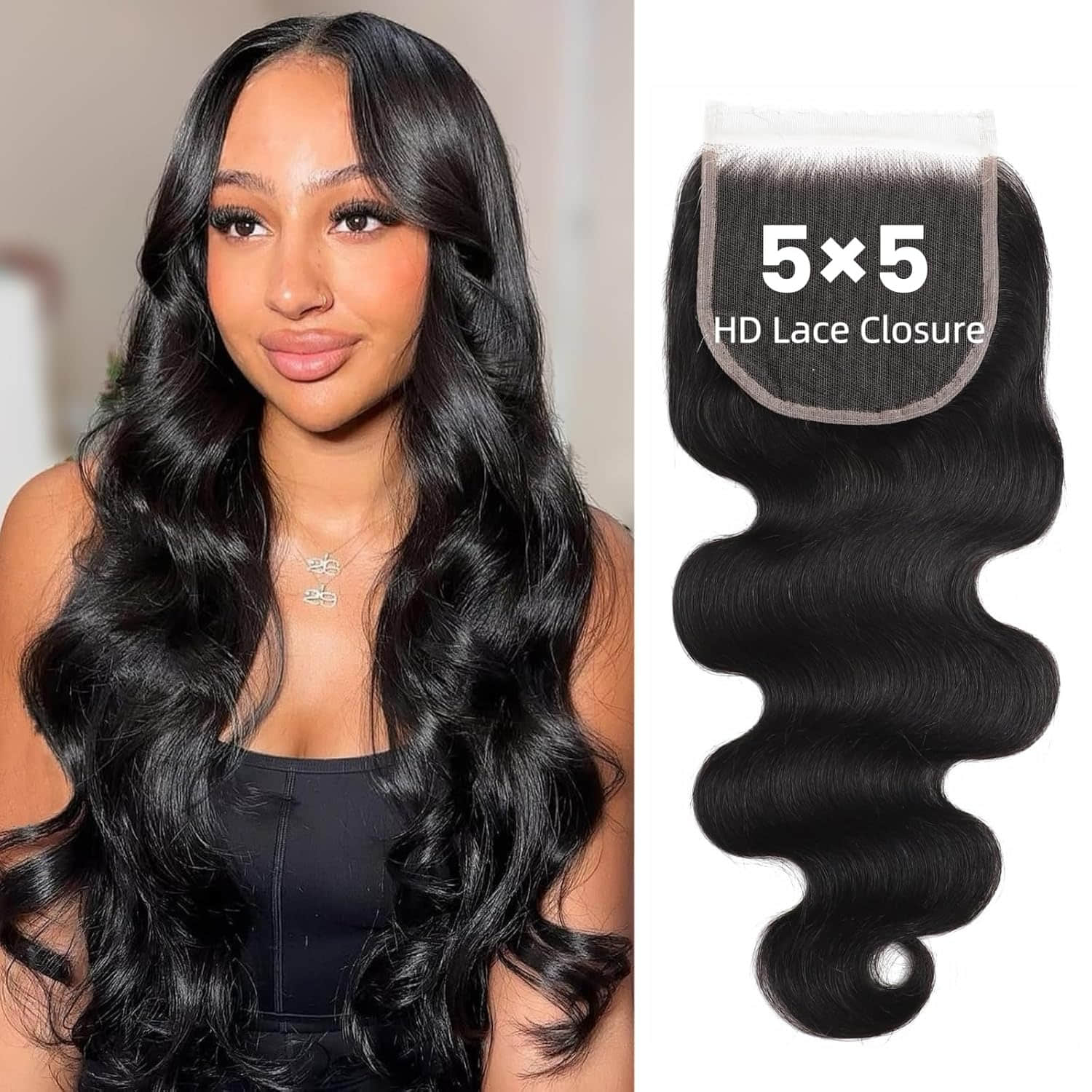  5x5 HD Lace Closure Body Wave
