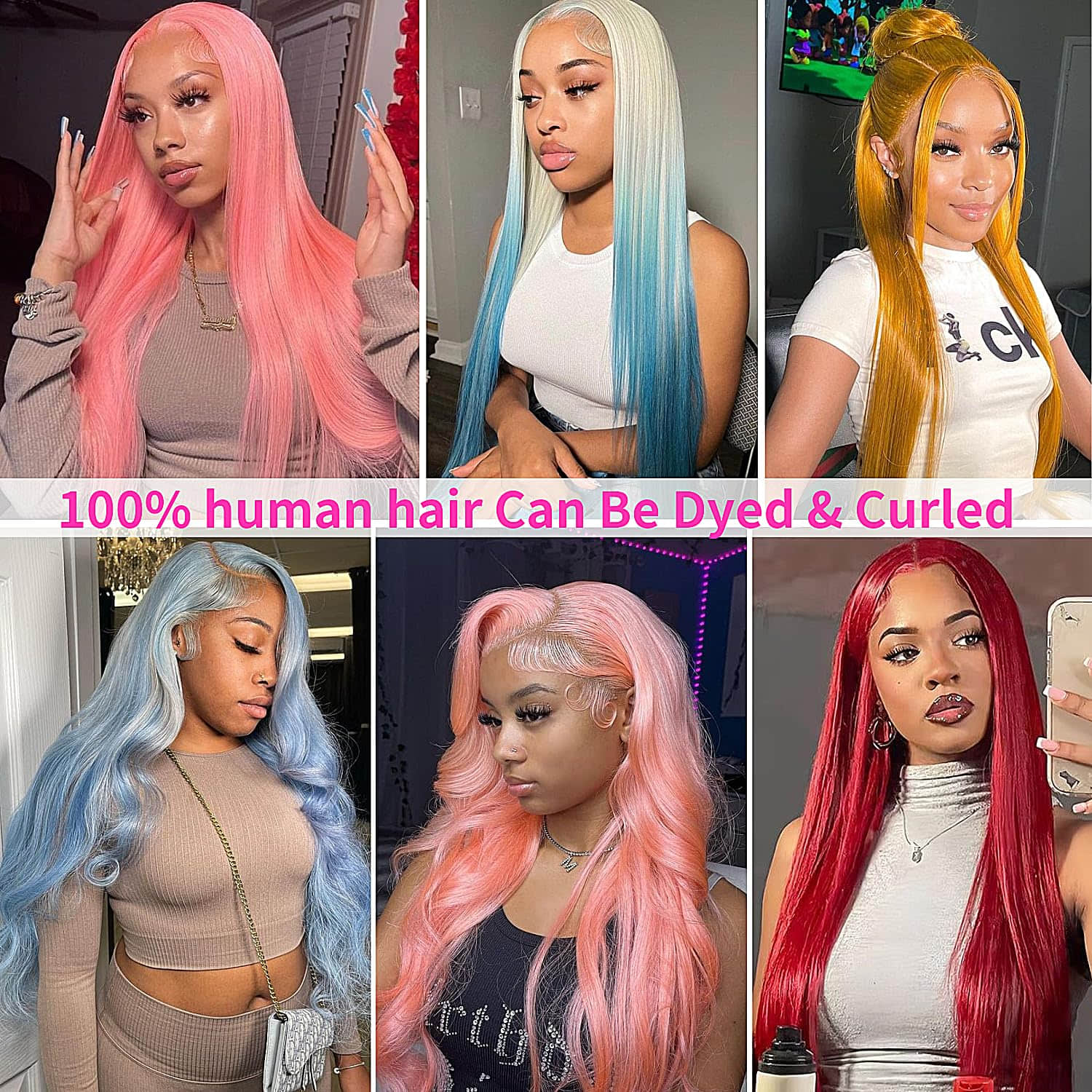 #613 Blonde 13"x4" Straight Transparent Lace Frontal Wigs 150%