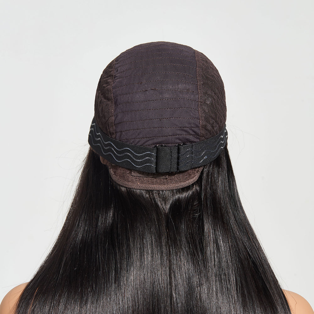 StarHair 5"x5" HD Lace Straight Frontal Wig #1B