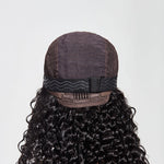 StarHair 5"x5" HD Lace Deep Wave Frontal Wig #1B