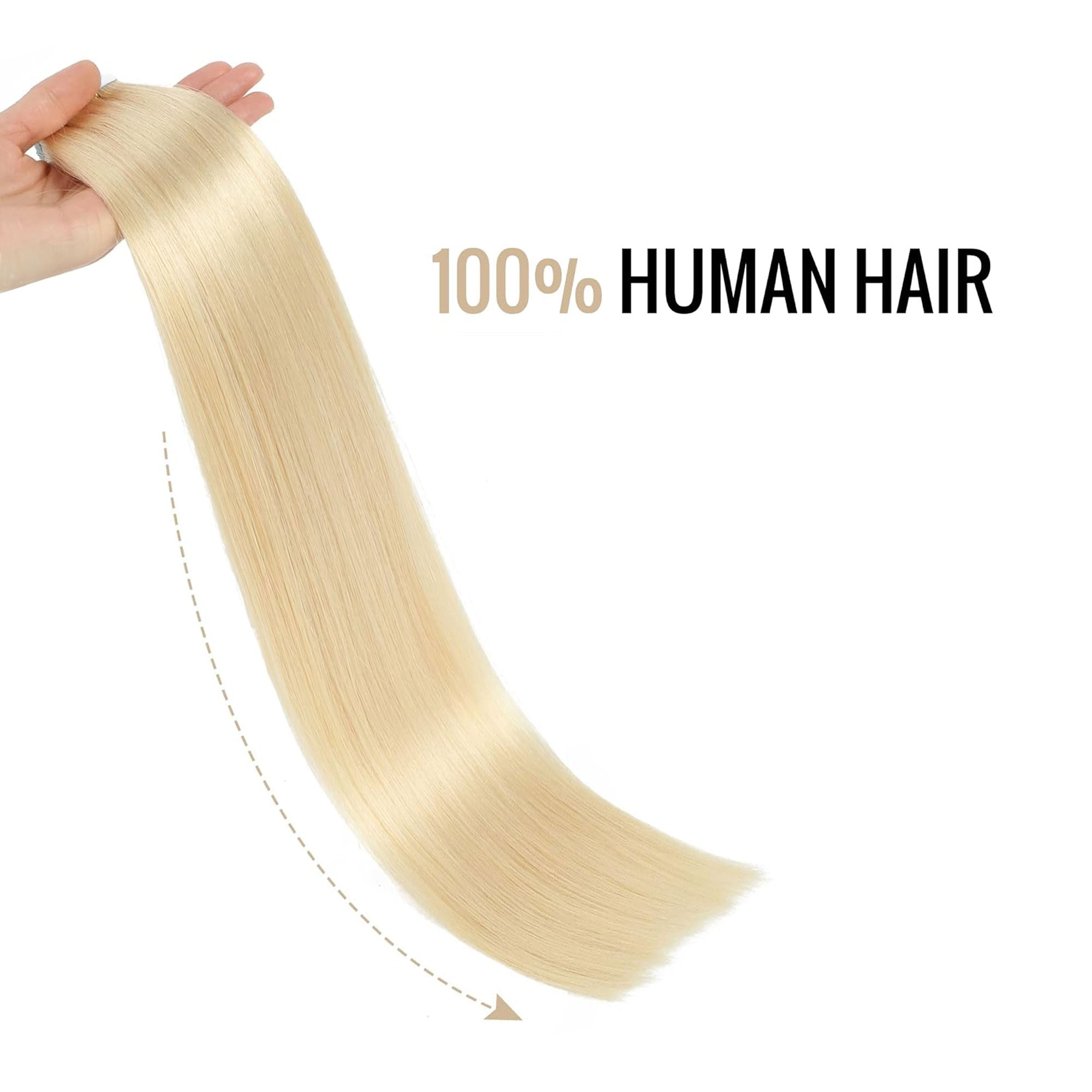 Starhair Straight 50G Tape In Extensions #613