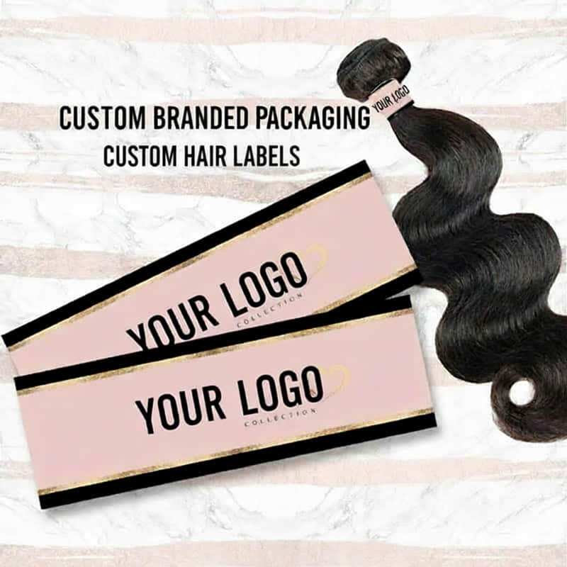 private label hair labes