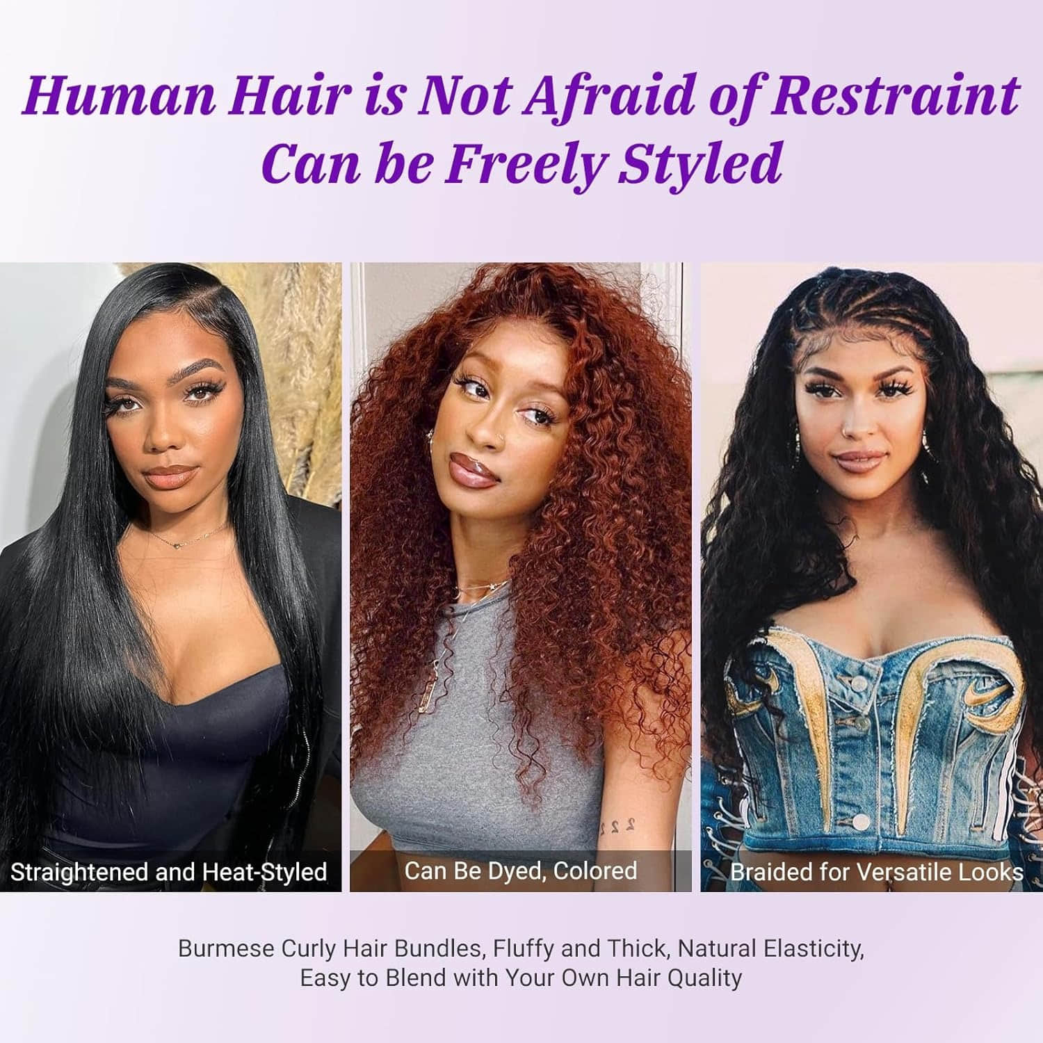 Burmese Curly 12A Raw Vietnam Hair Bundles