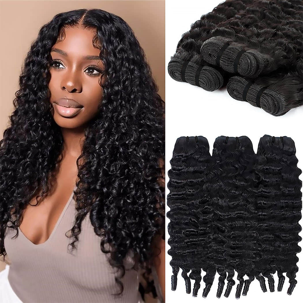 Burmese Curly Brazilian Virgin Hair Bundles
