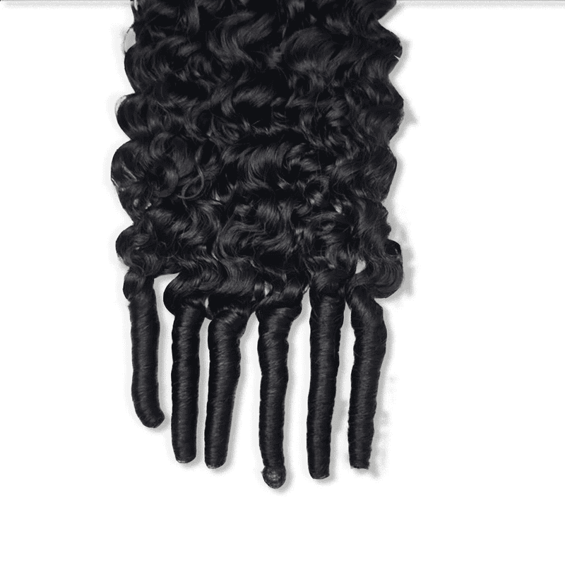 Burmese Curly Crochet Human Hair