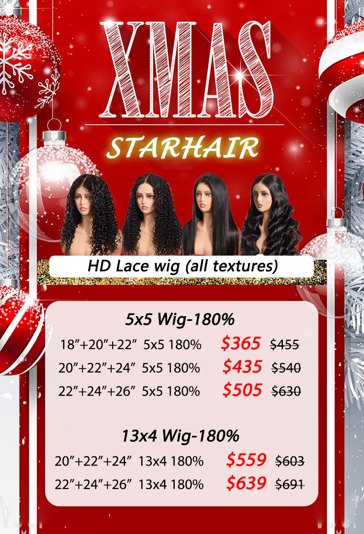 Christmas Package Deal ｜ HD Lace Front Wigs Deal $595-$829