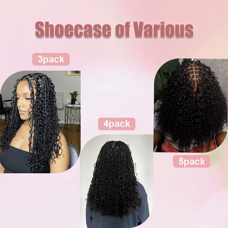 Miracle knot crochet hair