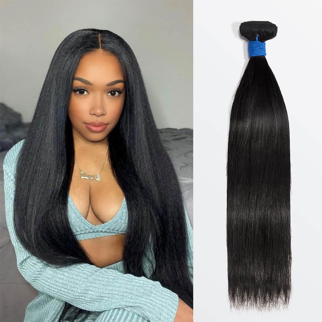 Starhair 10-30 Inch Straight Brazilian Virgin Hair Bundles #1B