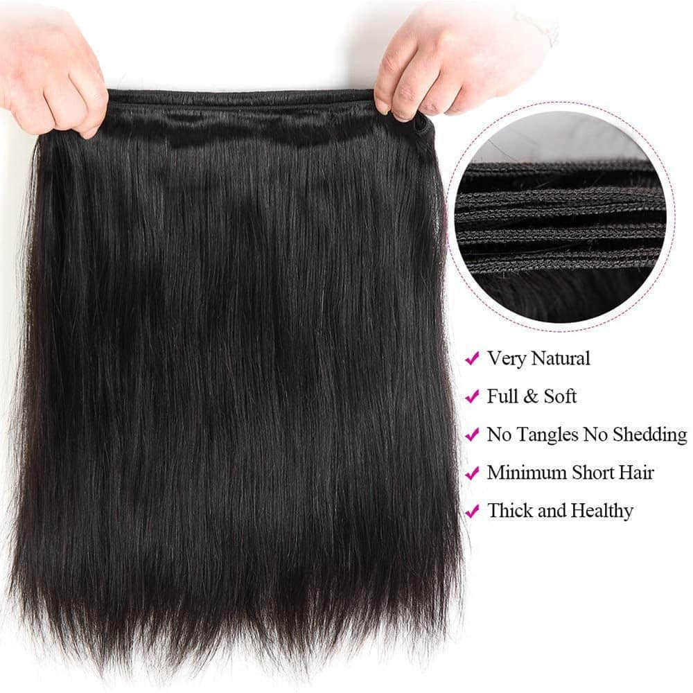 Straight Brazilian Virgin Hair Bundles