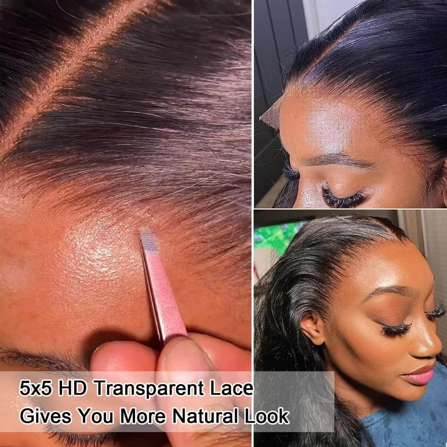 Transparent Lace Closure Body Wave