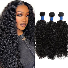 Water Wave Brazilian Virgin Hair Bundles