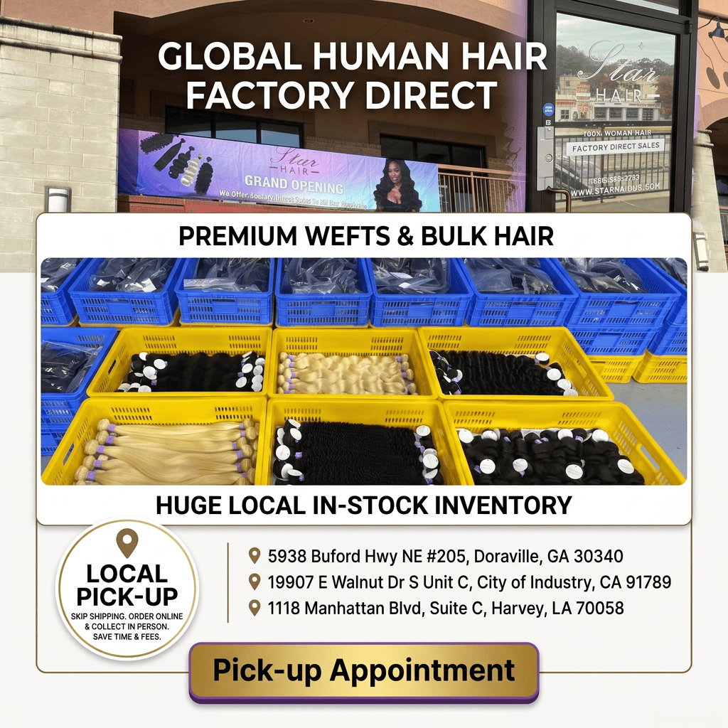 same day pickup hair