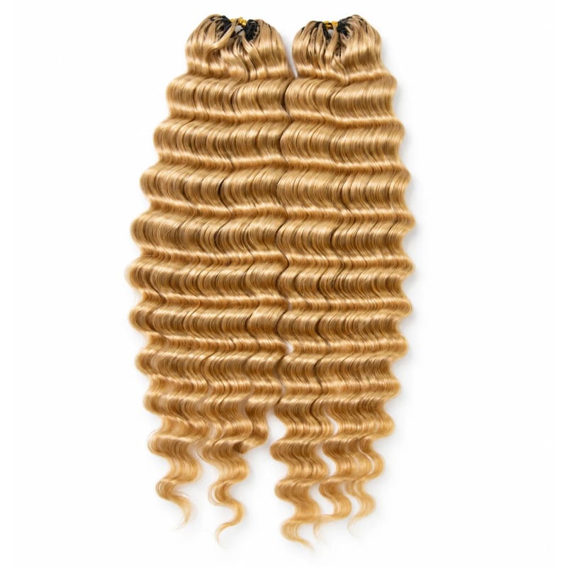 StariaHair Deep Wave Miracle Knots Crochet Human Hair Extensions Full & Bouncy Curls Color #27